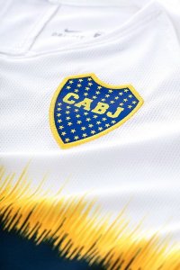 Maillot Boca Juniors Exterieur 2018 2019 Blanc Pas Cher