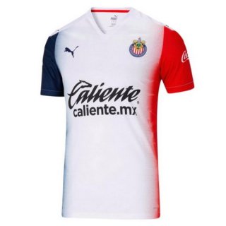 Thailande Maillot Guadalajara Exterieur 2020 2021 Blanc Pas Cher