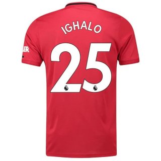 Maillot Manchester United NO.25 Ighalo Domicile 2019 2020 Rouge Maillot Manchester United NO.25 Ighalo Domicile 2019 2020 Rouge