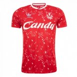 Maillot Liverpool Domicile Retro 1989 1990 Rouge Pas Cher