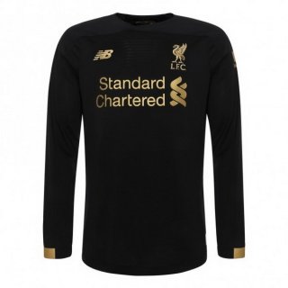 Maillot Liverpool Domicile ML Gardien 2019 2020 Noir Pas Cher Maillot Liverpool Domicile ML Gardien 2019 2020 Noir Pas Cher