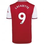 Maillot Arsenal NO.9 Lacazette Domicile 2019 2020 Rouge Pas Cher