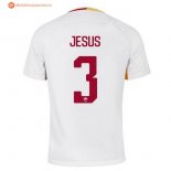 Maillot AS Roma Exterieur Jesus 2017 2018 Pas Cher