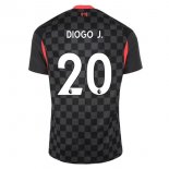 Maillot Liverpool NO.20 Diogo Jota Third 2020 2021 Noir Pas Cher