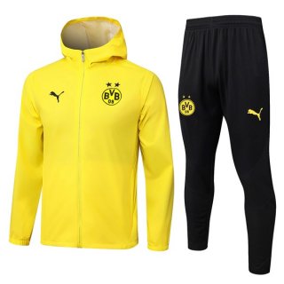 Coupe Vent Capuche Dortmund Jaune 2025 2026 5