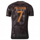 Maillot AS Roma Domicile Pellegrini 2017 2018 Pas Cher