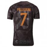 Maillot AS Roma Domicile Pellegrini 2017 2018 Pas Cher