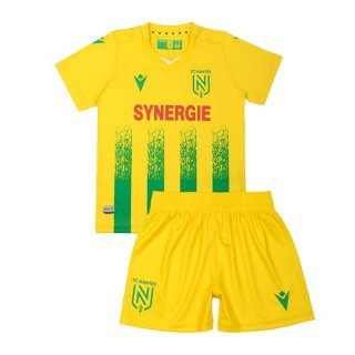 Maillot Nantes Domicile Enfant 2020 2021 Jaune Pas Cher