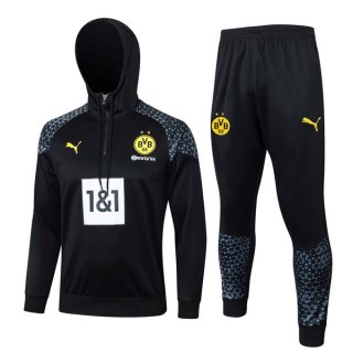 Sweat Shirt Capuche Borussia Dortmund 2024 Noir 2 Sweat Shirt Capuche Borussia Dortmund 2024 Noir 2