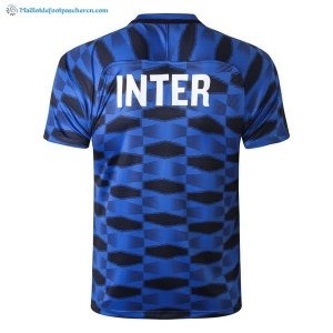 Entrainement Inter de Milán Ensemble Complet 2017 2018 Bleu Pas Cher