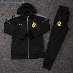 Survetement Borussia Dortmund 2017 2018 Noir Jaune Pas Cher