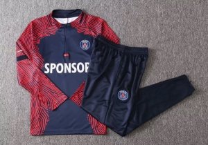 Survetement Paris Saint Germain 2020 2021 Rouge Bleu Marine Pas Cher