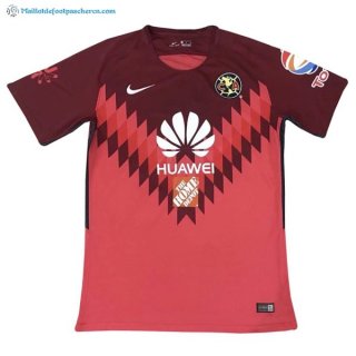 Maillot Club América Domicile Gardien 2017 2018 Rouge Pas Cher