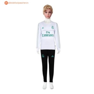 Survetement Real Madrid Enfant 2017 2018 Blanc Pas Cher