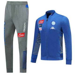 Survetement Naples 2019 2020 Gris Bleu Pas Cher Survetement Naples 2019 2020 Gris Bleu Pas Cher