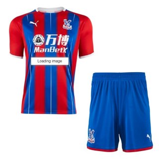 Maillot Crystal Palace MA Domicile Enfant 2019 2020 Rouge Bleu Pas Cher