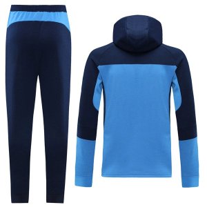 Sweat Shirt Capuche Manchester City 2021 2022 Bleu Pas Cher