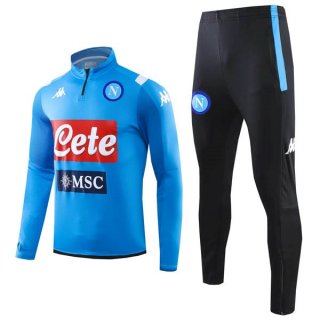 Survetement Naples 2019 2020 Bleu Clair Noir Pas Cher Survetement Naples 2019 2020 Bleu Clair Noir Pas Cher