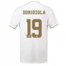 Maillot Real Madrid NO.19 Odriozola Domicile 2019 2020 Blanc Pas Cher