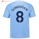 Maillot Manchester City Domicile Gundogan 2017 2018 Pas Cher