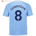 Maillot Manchester City Domicile Gundogan 2017 2018 Pas Cher