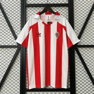 Thailande Maillot Sporting Gijon Domicile Retro 1986-1987 Thailande Maillot Sporting Gijon Domicile Retro 1986-1987
