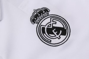 Polo Real Madrid Ensemble Complet 2018 2019 Blanc Pas Cher