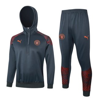 Sweat Shirt Capuche Manchester City 2024 Gris Sweat Shirt Capuche Manchester City 2024 Gris