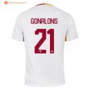 Maillot AS Roma Exterieur Gonalons 2017 2018 Pas Cher