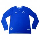 Maillot Cruzeiro Domicile ML 2019 2020 Bleu Pas Cher