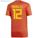 Maillot Belgica Domicile Mignolet 2018 Rouge Pas Cher