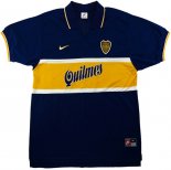 Maillot Boca Juniors Domicile Retro 1996 1997 Bleu Pas Cher