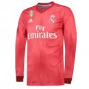 Maillot Real Madrid Third ML 2018 2019 Rouge Pas Cher