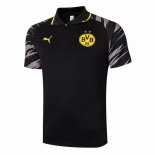Polo Borussia Dortmund 2020 2021 Noir Pas Cher