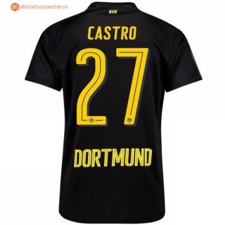 Maillot Borussia Dortmund Exterieur Castro 2017 2018 Pas Cher