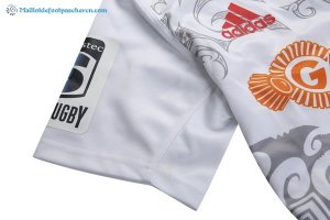 Maillot Rugby Chiefs Exterieur 2017 2018 Blanc Pas Cher