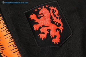 Survetement Países Bajos 2018 Noir Orange Pas Cher