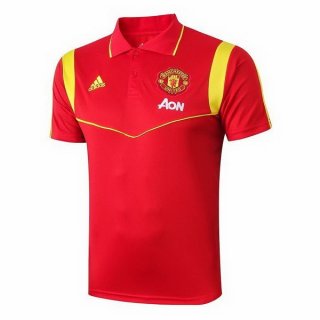 Polo Manchester United 2019 2020 Rouge Or Pas Cher Polo Manchester United 2019 2020 Rouge Or Pas Cher