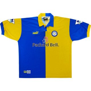 Maillot Leeds United Domicile Retro 1998 1999 Jaune Pas Cher