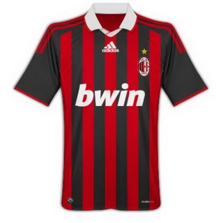 Maillot AC Milan Domicile Retro 2009 2010 Rouge Pas Cher Maillot AC Milan Domicile Retro 2009 2010 Rouge Pas Cher