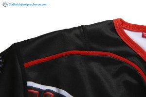 Maillot Rugby Warriors Domicile 2017 2018 Noir Pas Cher