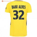 Maillot Paris Saint Germain Exterieur Dani Alves 2017 2018 Pas Cher