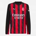 Thailande Maillot AC Milan Domicile ML 2025 2026