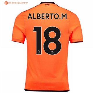 Maillot Liverpool Third Alberto.M 2017 2018 Pas Cher Maillot Liverpool Third Alberto.M 2017 2018 Pas Cher