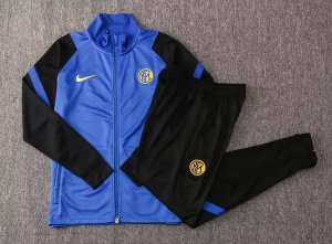 Survetement Inter Milan 2020 2021 Bleu Noir Jaune Pas Cher