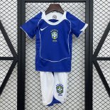 Maillot Brésil Exterieur Enfant Retro 2004