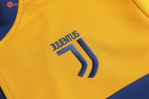 Survetement Juventus 2017 2018 Jaune Bleu Pas Cher
