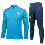 Sweatshirt Manchester City 2025 2026 Bleu 5
