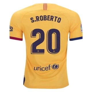 Maillot Barcelona NO.20 S.Roberto Exterieur 2019 2020 Jaune Pas Cher Maillot Barcelona NO.20 S.Roberto Exterieur 2019 2020 Jaune Pas Cher