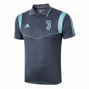 Polo Juventus 2019 2020 Gris Bleu Pas Cher